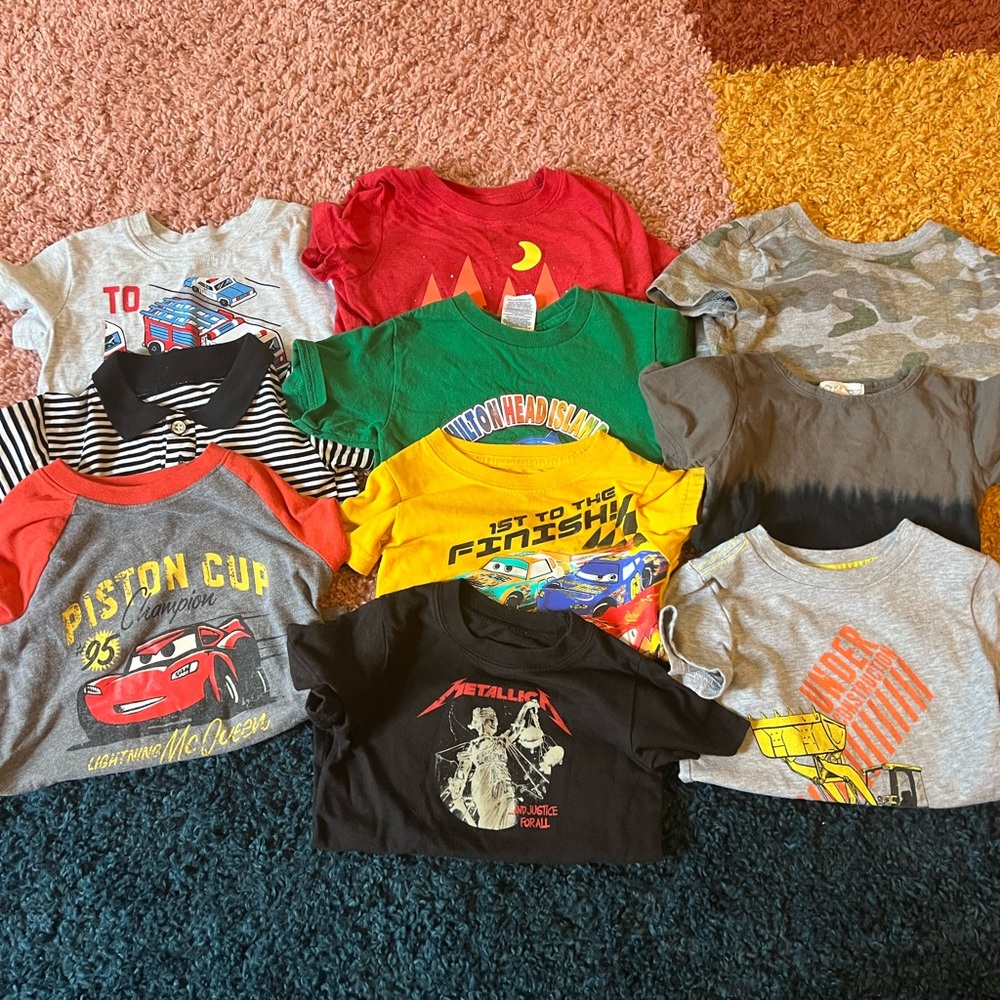 Toddler boy t shirt bundle